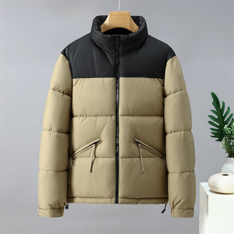 Free shipping designer Mens Jackets new short stand up collar men down cotton jacket for winter casual warmth mens bread coat