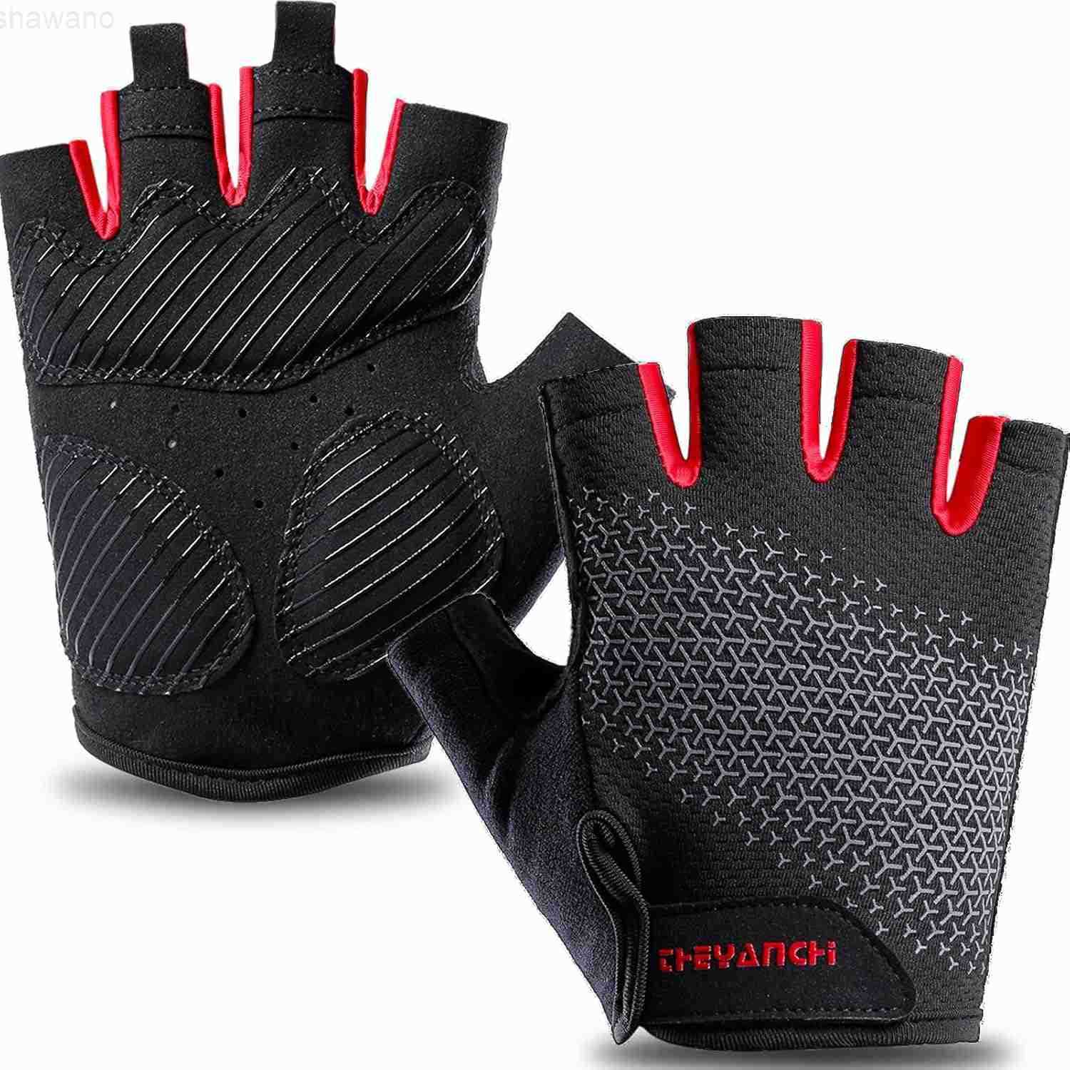 Cycling Gloves for Men Women Padded Half Finger Road Mountain Bike Gloves ShockAbsorbing AntiSlip Breathable Sports Gloves for Bicycle Riding Motorcyc