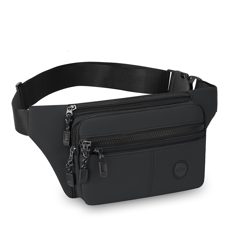 Men S Waist Bag Designer Bag Fashion Portable New Simple Shoulder Bag Casual Versatile Trendy Chest Free Shipping Bag Multi Layer Luxury Bag Storage C
