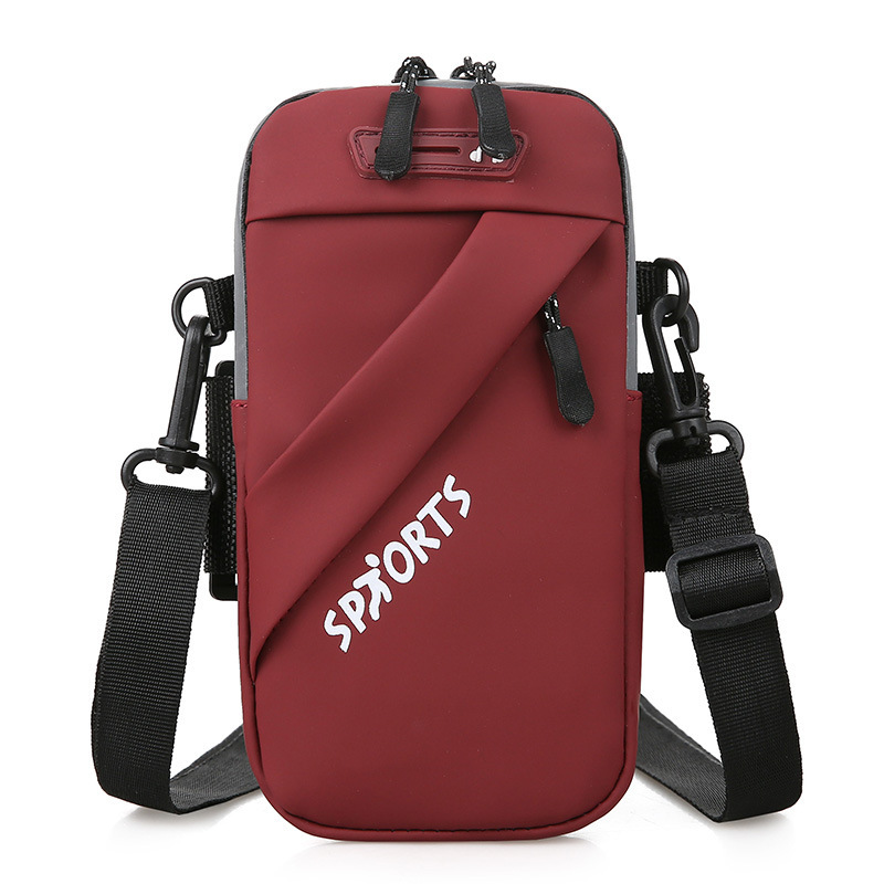 Arm Bag Outdoor Sports Designer Bag Running Free Shipping Mobile Phone Bag Multifunctional Cycling Crossbody Bag Luxury Bag PU Leather Film Portable W