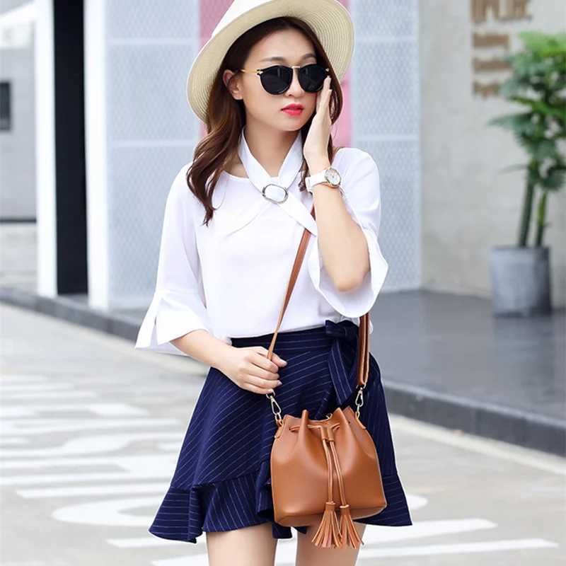 Fashion Women Drawstring Bucket Shoulder Bag Female PU Leather Tote Pouch Crossbody Messenger Bag Handbag for Ladies s Z250911