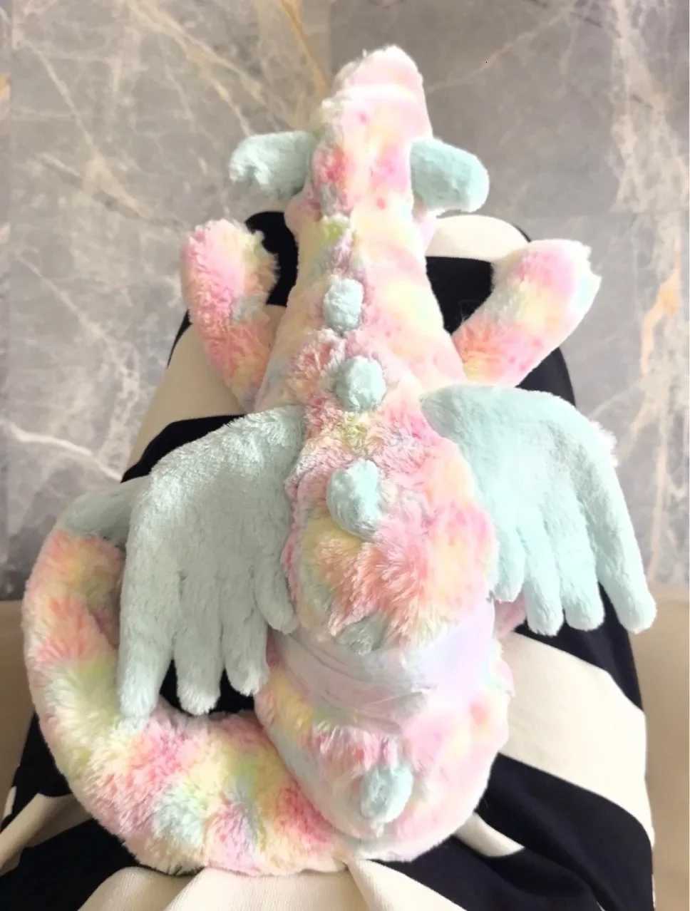 New Dragon Dolls Toys 50cm Rainbow Dragon Match to Calm Cats and Dogs Pets Soft and Comfortable Pillow Holiday Gifts