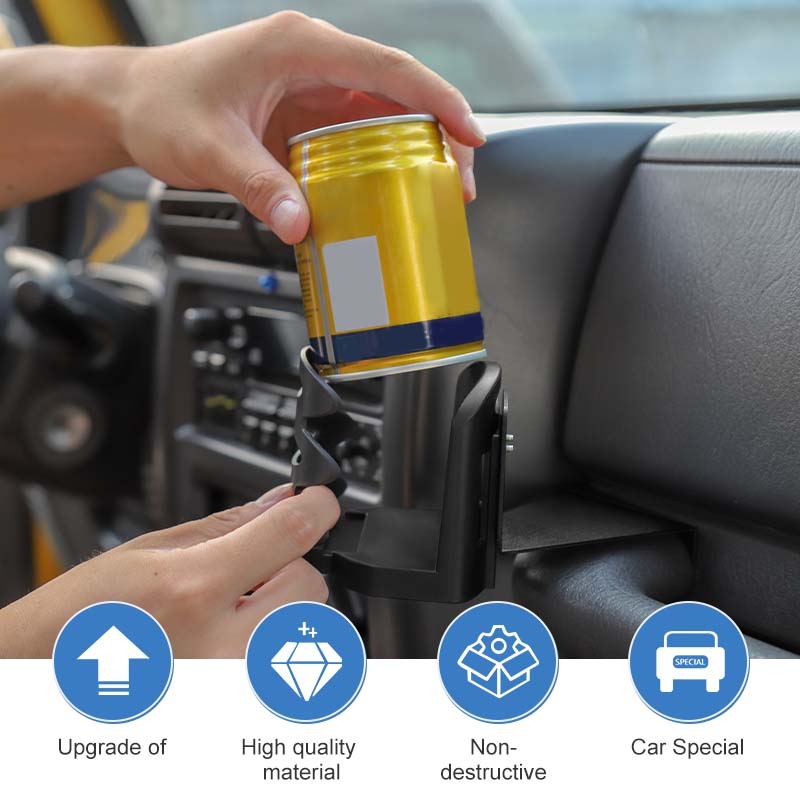 ABS Black Car Water Cup Stand For Jeep Wrangler TJ 1997-2006 Interior Decoration Accessories