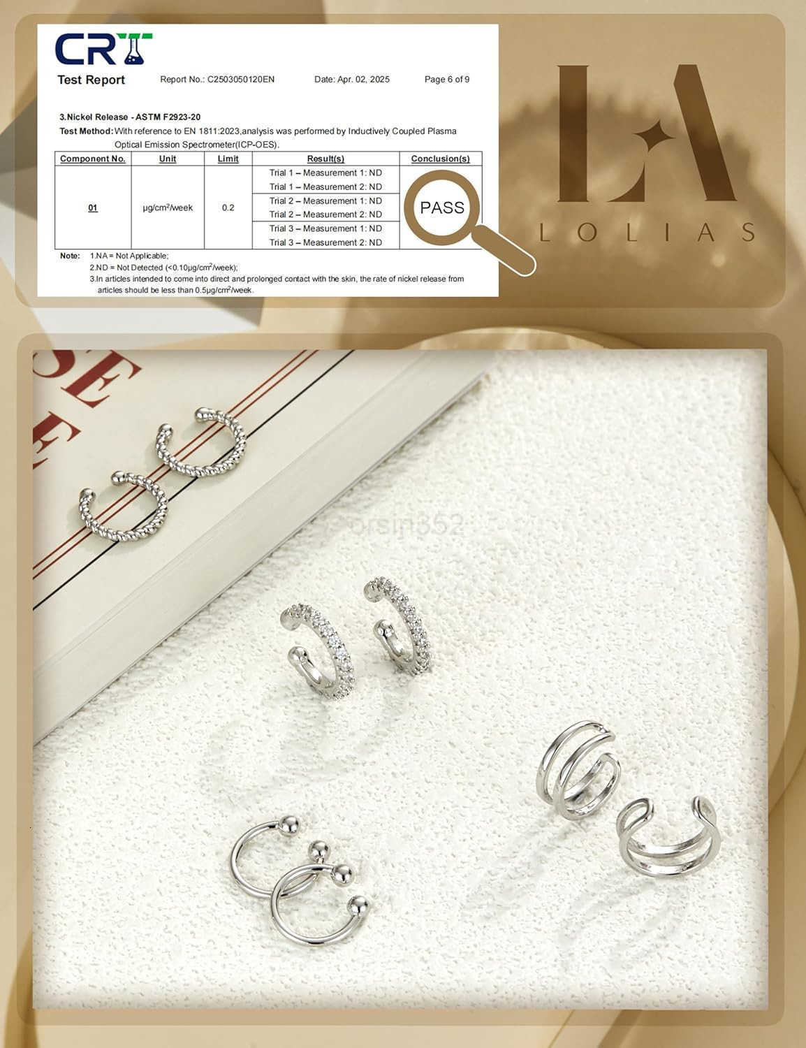 4 Pairs Ear Cuffs Non Piercing 14K Gold Plated Ear Cuff Earrings for Women Ear Cuff for Non Pierced Ears Clip on Cartilage Earring Adjustable Fake Ear