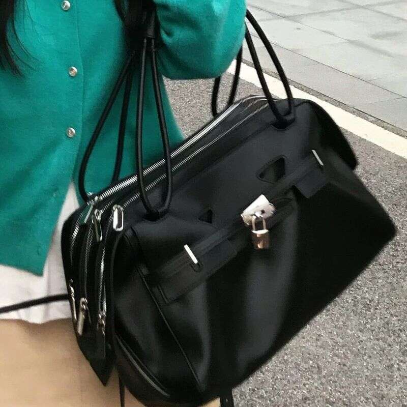 Compartments Commuter Design Handbag Shoulder Bag Casual