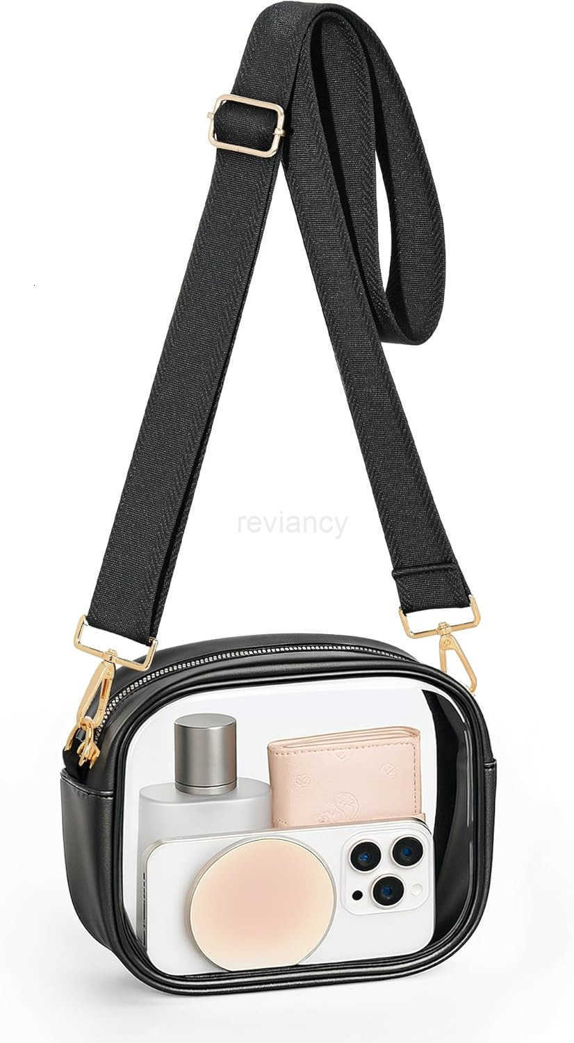 Clear Bag for Stadium Events Clear Purses for Women Stadium Crossbody Transparent Concert Bag for Sports FansW250911