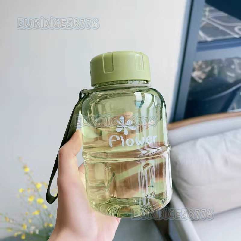 New Plastic Water Cup Portable Outdoor Sports Large Capacity Space Cup Men High Temperature Resistant Water Bottle H250911
