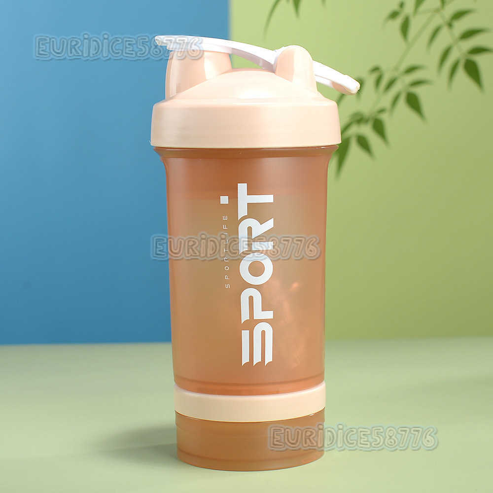 Sports Shaker Cup Portable Sports Sealed Waterproof Coffee Cup Multifunctional Large Capacity Plastic Water Cup H250911