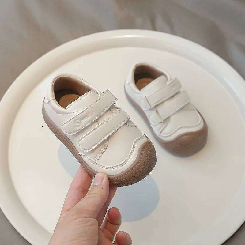 Spring Autumn Baby Girls Boys Casual Children Sneakers Soft Soled Anti Slip Infant First Walkers Kids Leather Shoes