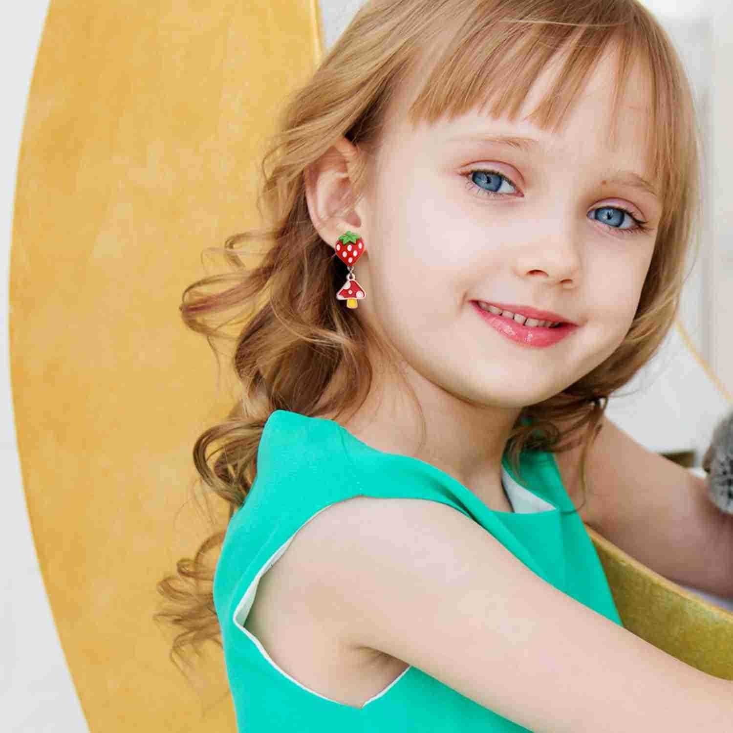 20 Pairs Clip on Earrings Cute Clip Earrings HypoallergenicDressUp AccessorieW250911