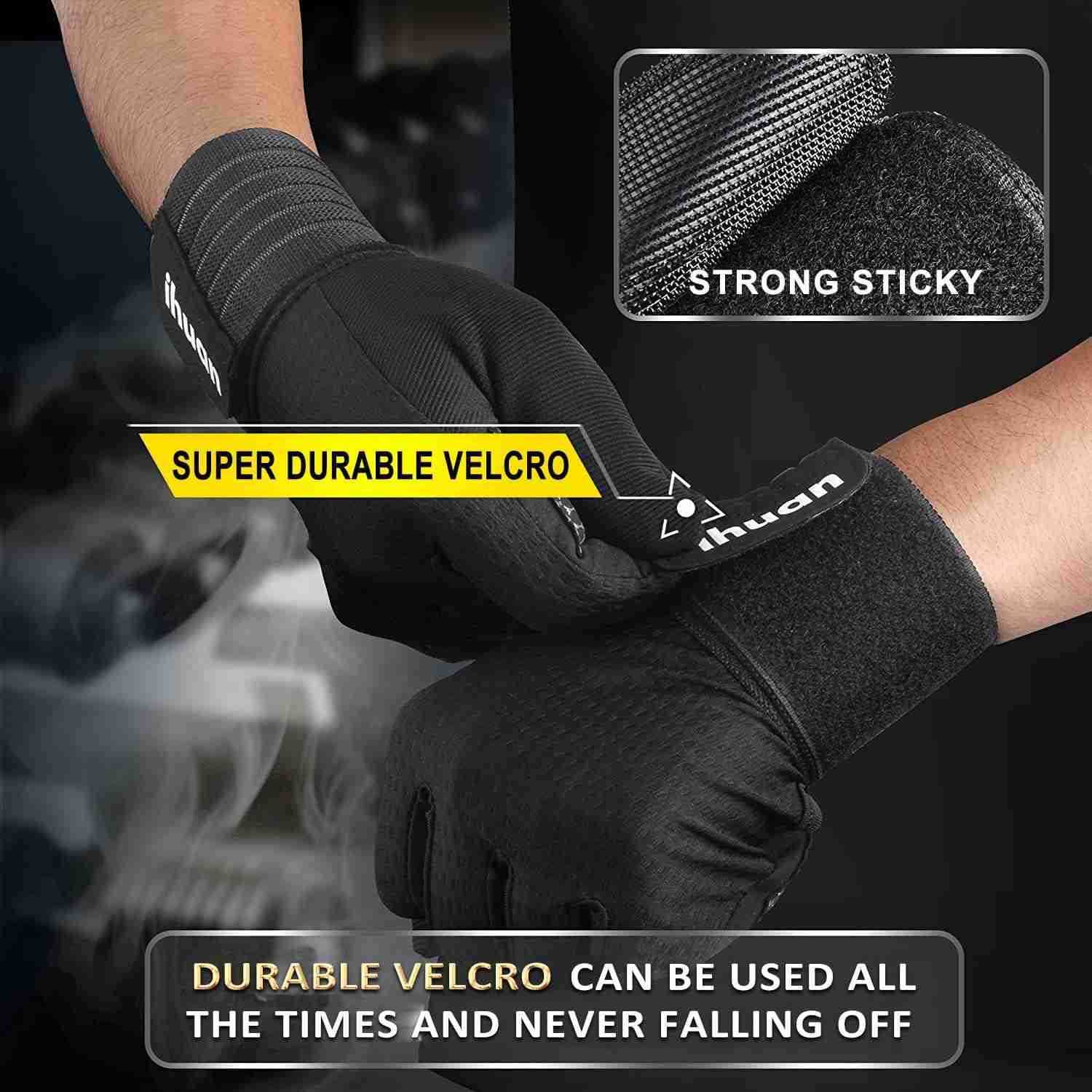 Workout Gloves for Men FullFinger Weight Lifting for Men Gym Full Hand Gloves for Weightlifting DeadliftW250911
