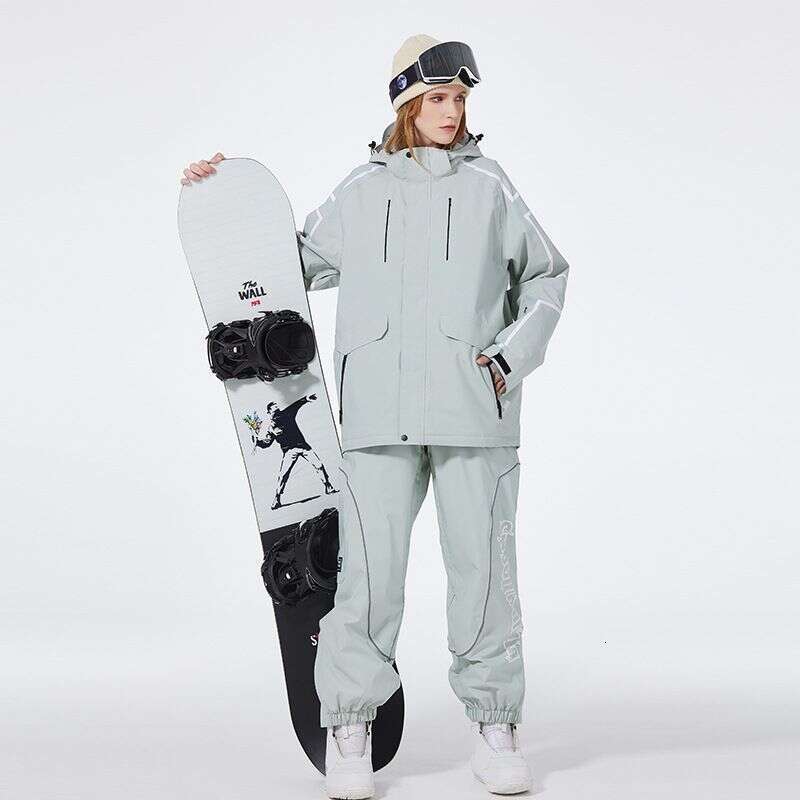 2024 New Men's And Women's Winter Outdoor Single Double Board Ski Suit