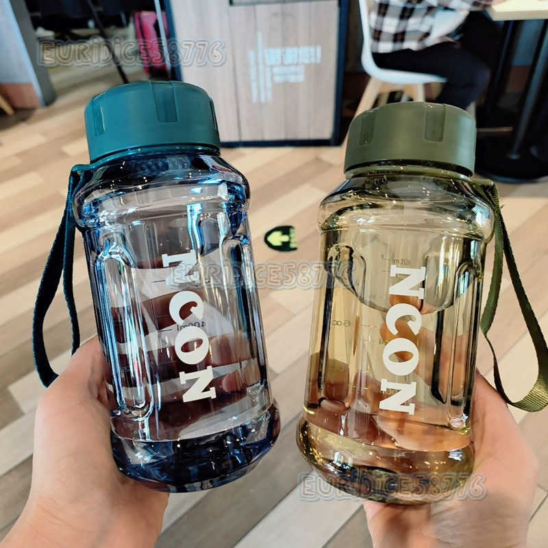 Simple Large Capacity Plastic Cup High Temperature Resistant High Appearance Water Cup Portable Car Cup Sports Water Bottle H250911