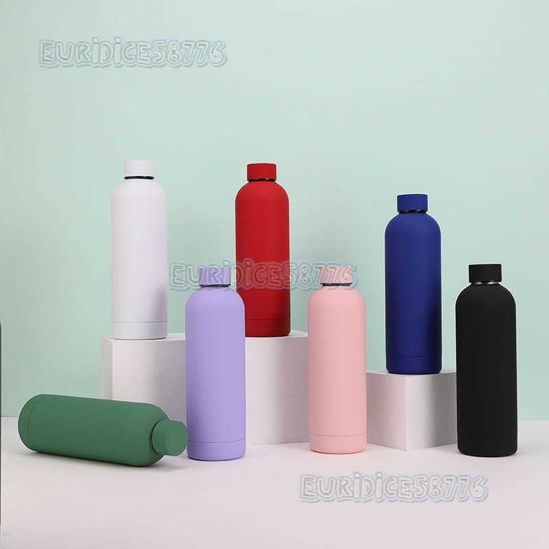 304 Stainless Steel Small Mouth Bottle Insulated Cup Outdoor Hiking Portable Sports Water Bottle H250911