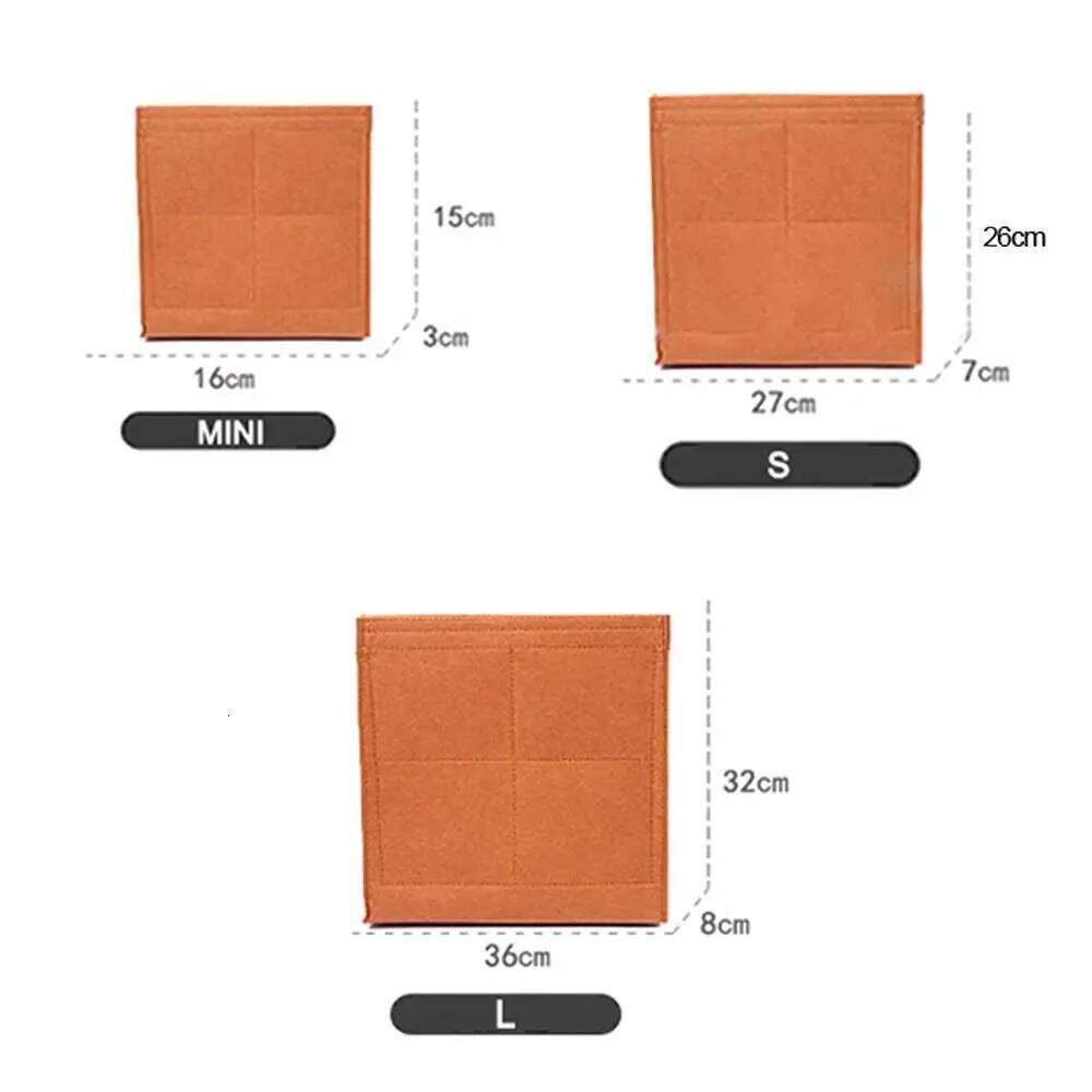 Soft Organizer Travel Purse Liner Felt Inner Handbag Insert Bag Anti-fouling Waterproof One-time use