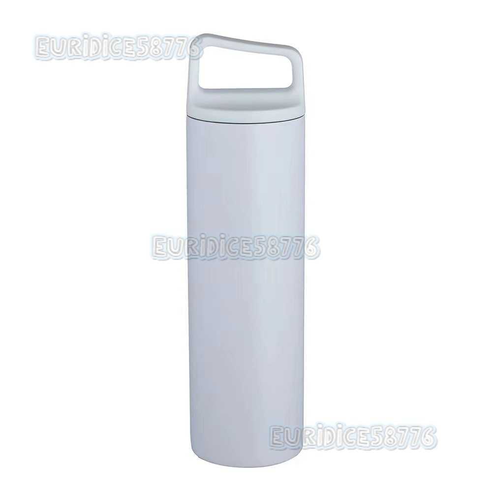 304 Stainless Steel Handle Insulated Outdoor Portable Straight Cup American Wide Mouth Sports Water Bottle H250911
