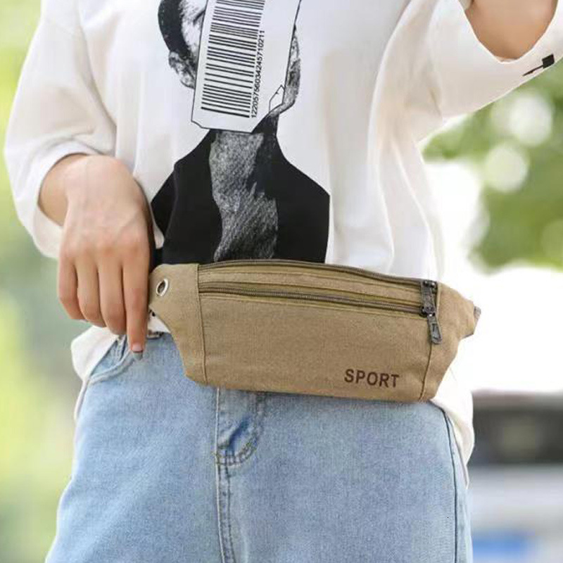 Crossbody Bag Designer Bag For Women New Luxury Bag Summer Waist Bag Vintage Trendy Canvas Crossbody Phone Waist Free Shipping Bag For Women