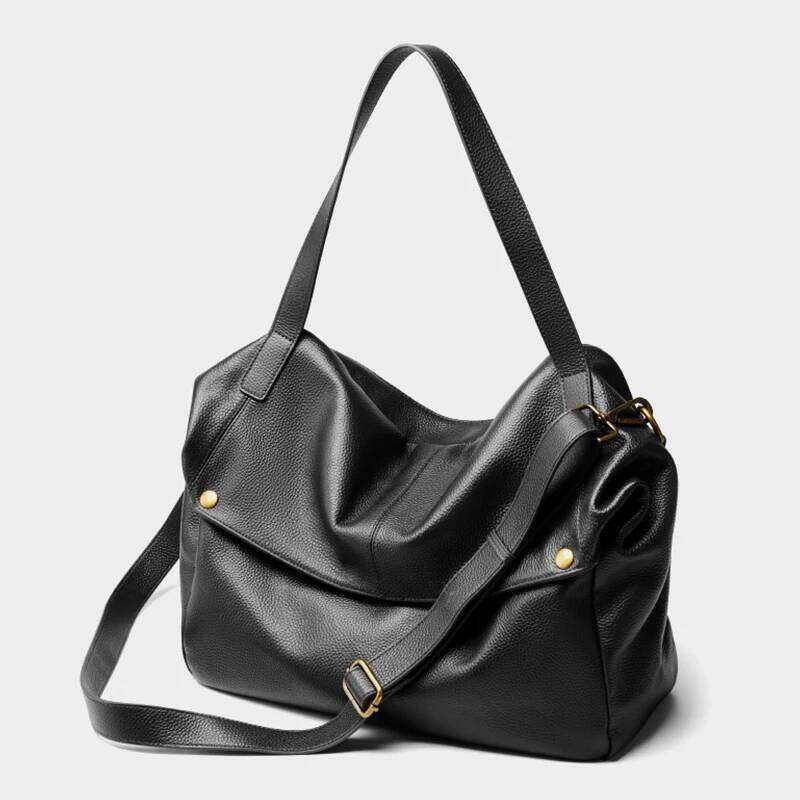 Large Capacity Women's Shoulder New Genuine Leather Women Tote Bag High Quality Soft Cowhide Crossbody Bags 2957 250911