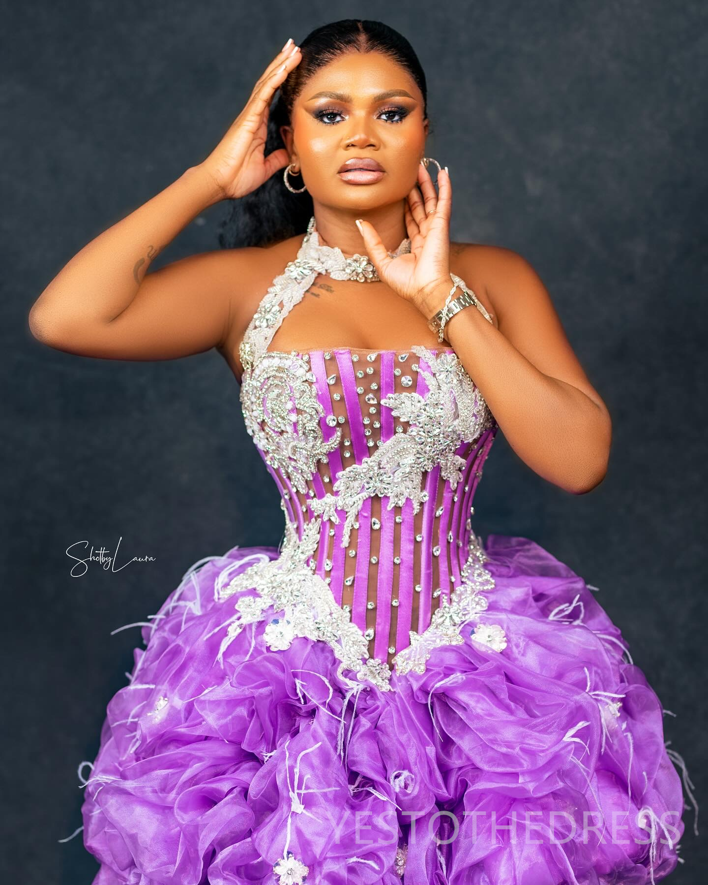 2025 Plus Size Purple Cocktail Dresses For Women Homecoming Dress Sheath Illusion Halter Appliqued Beaded Lace Sexy Feather Prom Dresses For Black Gir