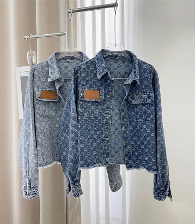 Fashion Women Denim Coat Long Sleeve Outerwear Female Short Loose and Thin Jacket 250718