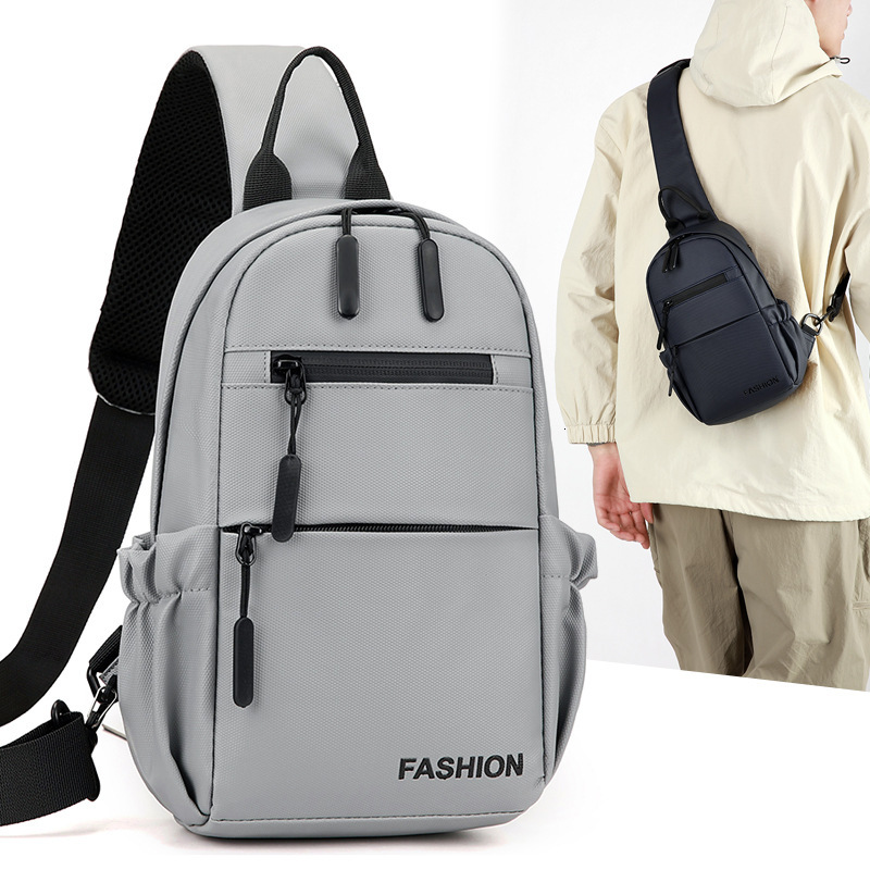 Men S Chest Bag Outdoor Sports Trendy Single Shoulder Bag Designer Bag Commuting Simple Handbag Multi Layer Large Capacity Luxury Bag Free Shipping Cr