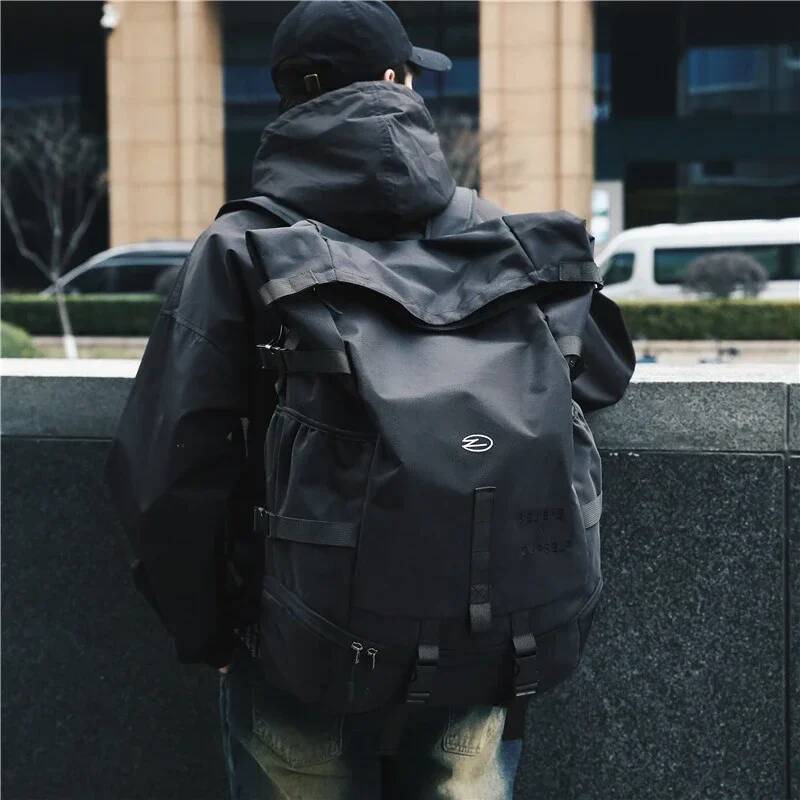 High Street for Men Fashion Outdoor Backpack Women New Streetwear Bags Leisure Unisex Couple Large Capacity Backpacks high-quality