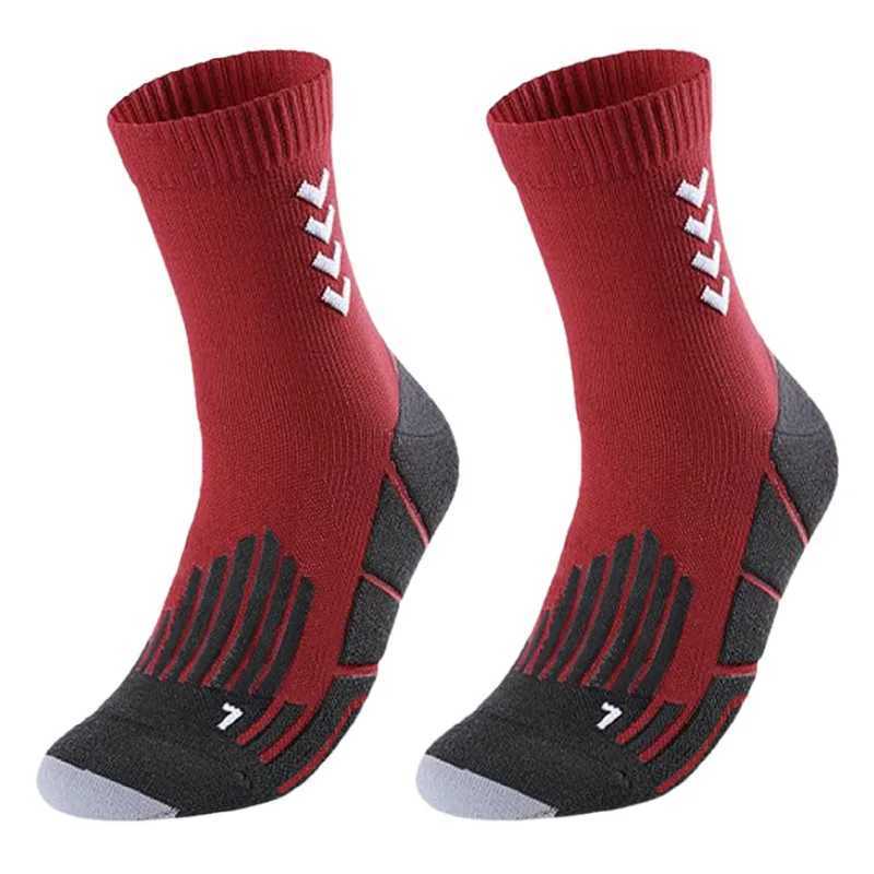 Sports Socks Breathable MoistureWicking Basketball Football Socks Athletic Cushioned AntiSlip Men Cycling Middle Tube Socks D250911