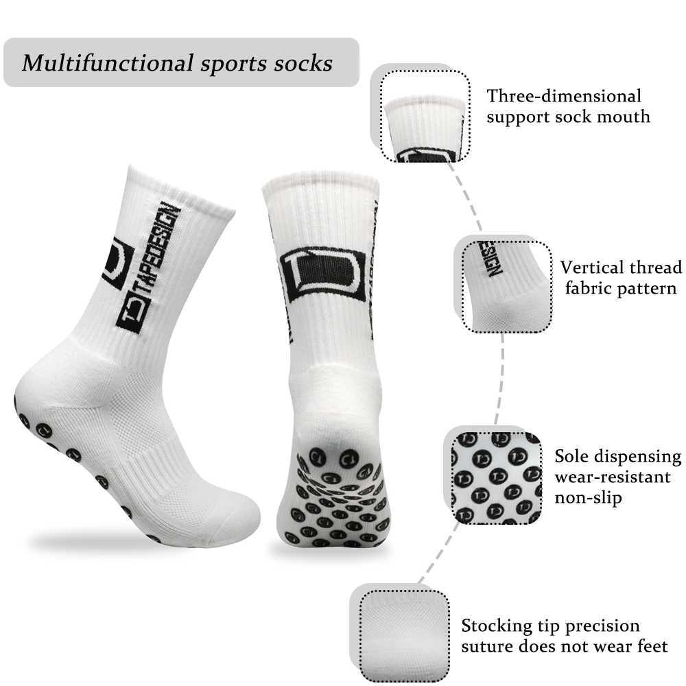 135 Pair Children Outdoor Sports Nonslip Football Socks Teenager Midtube Socks Game Basketball Socks Running Socks D250911