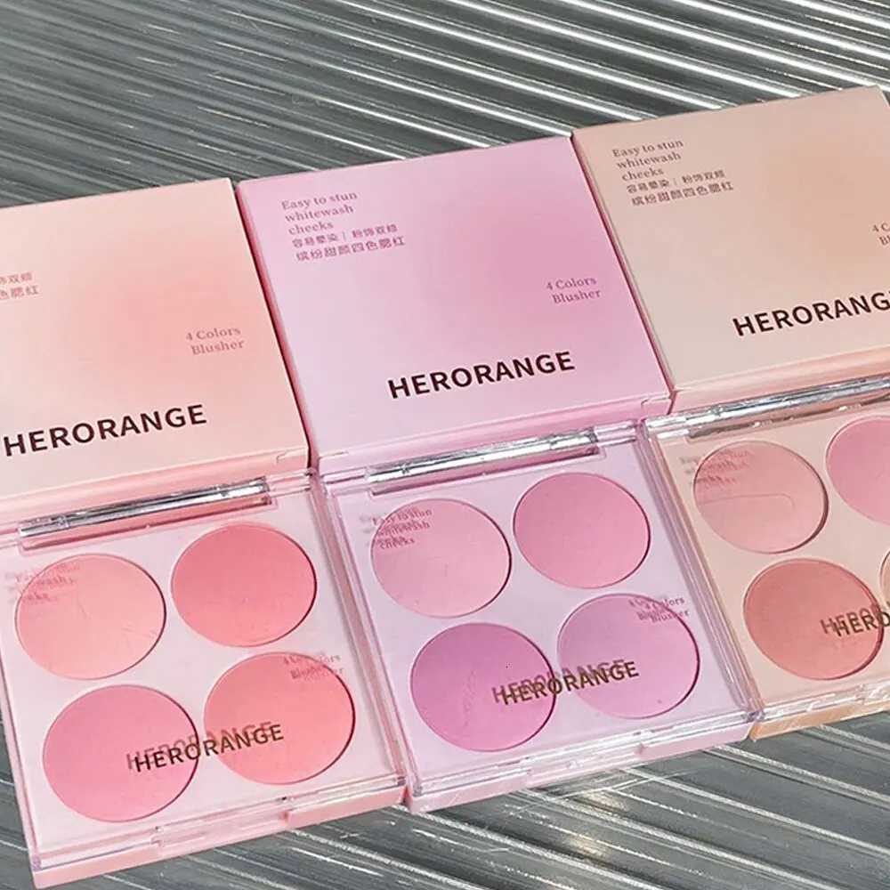 4 Colors Blush Powder Face Makeup Set Mixed Sweet Warm Colors Matte Cheek Powder Facial Beauty Cosmetic Makeup Blush W250911