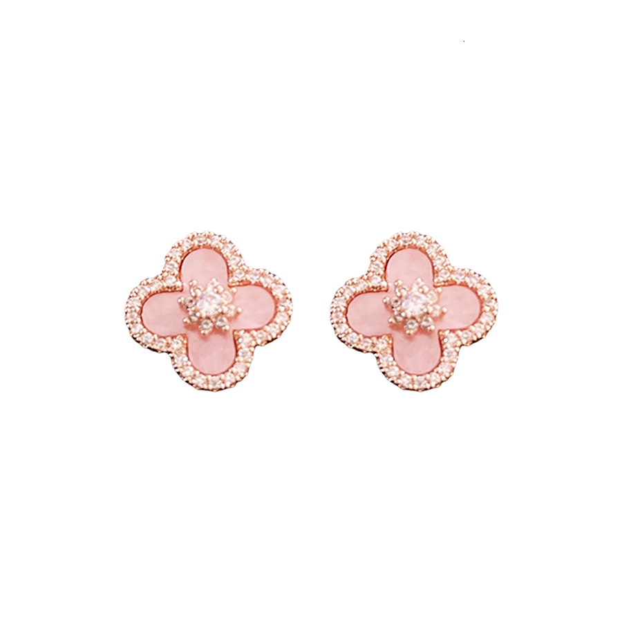 Luxury Brand Designer Jewelry Korean Style Simple Zircon Flower Necklace Light Luxury High-End Clavicle Chain For Women Exquisite Design Sense Niche J
