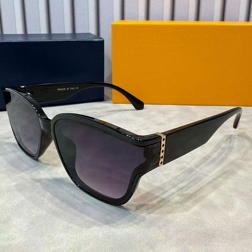 New Trendy Personality Diamond-Encrusted PC Curved Polarized Sunglasses High-End Fashion Street Photography Outdoor Sunshade Anti-UV high quality