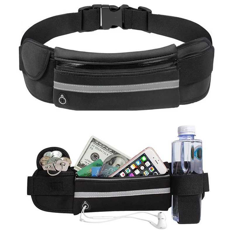Running Waist Bag Waterproof Sports Belt Gym Bag Phone Holder for Women Men Hold Water Bicycle Run Belt Waist Pack Wallet Z250911