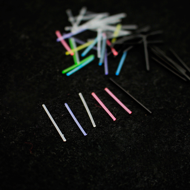 Korean Fashion For Women, Colorful Invisible Pins, Transparent Plastic Ear Studs