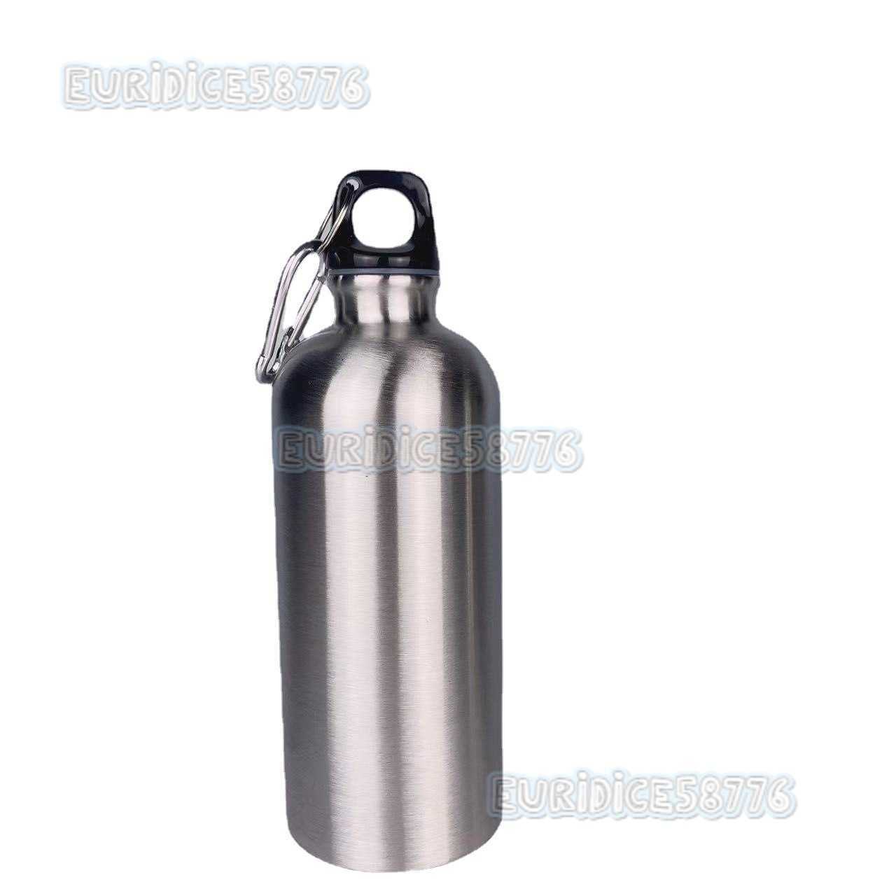 Stainless Steel Small Mouth Sports Water Bottle Single Layer Outdoor Sports Stainless Steel Hiking Bottle Cycling Water Cup Fitness Water Bottle Cup H