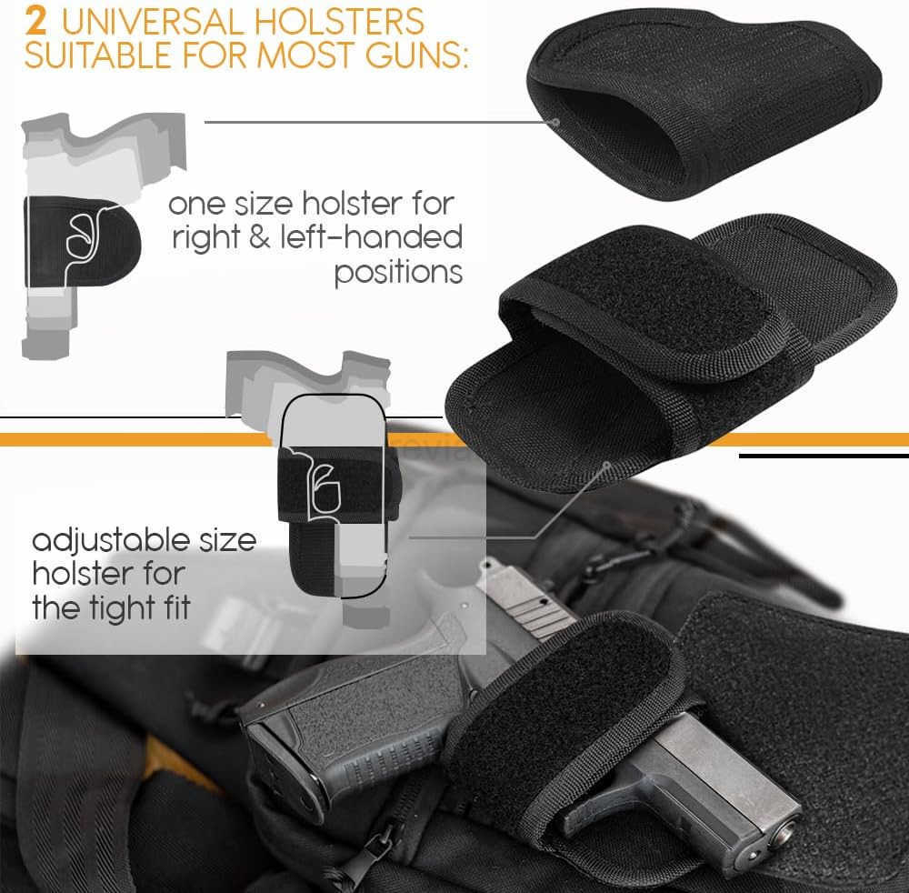 Tactical Compact Sling Bag CCW for Everyday 10 Styles Shoulder EDC Crossbody Bag for Concealed Carry of HandgunW250911