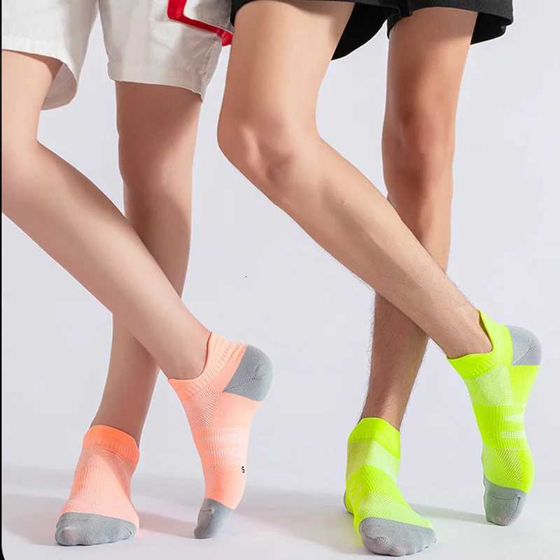 2 Pairs Fitness Ankle Sport Socks Man Woman Mesh Breathable QuickDrying Bike Running Outdoor Cycling Travel No Show Socks D250911