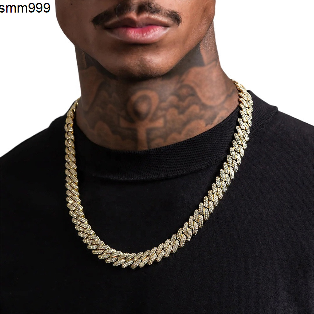 Men Miami Cuban Link Necklace Fashion Jewelry Hiphop Necklace Cuban Chain Necklace Shopify Dropshipping