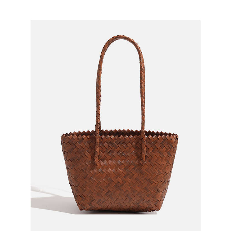 New Fashion Designer Bags Straw Woven Bag Large Capacity Shoulder Handbag for Women
