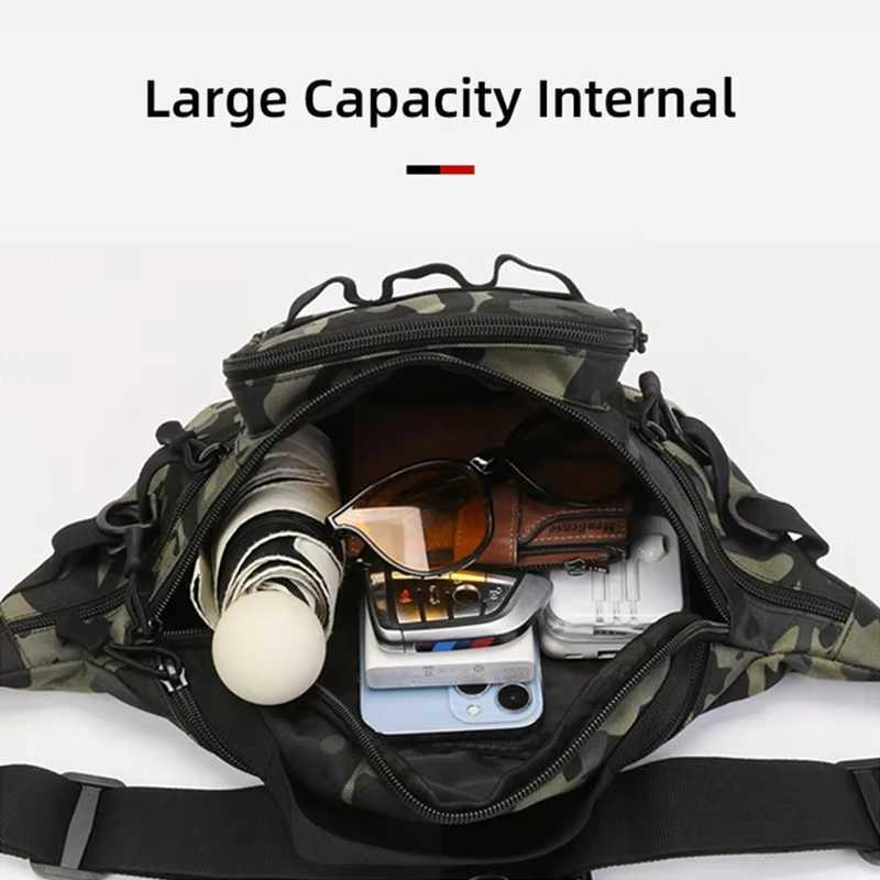 Fishing Lure Chest Bag Tactical Molle Backpack Multifunctional Fanny Pack Waist Bag Outdoor Hunting Travel Gear Storage Case Z250911