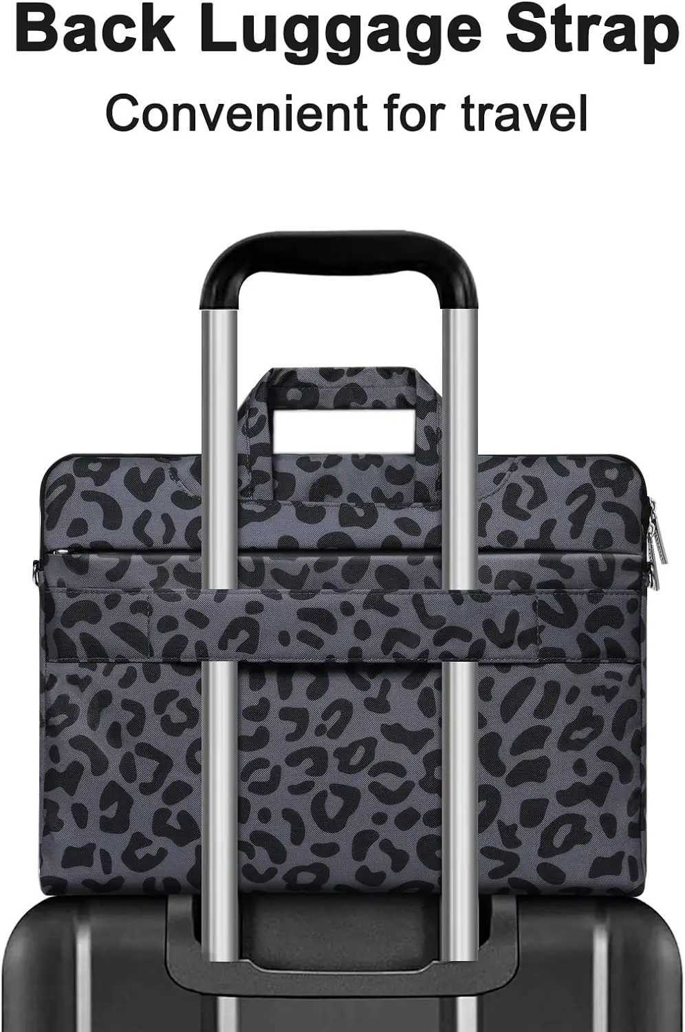 MOSISO Laptop Shoulder Bag156 inch Computer Bags for MacBook Air 13 15 Pro16 15 inch Notebook Leopard Grain Briefcase Sleeve Z250906