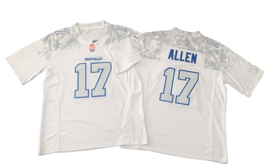 Personalized Custom 2025 Rivalries Football Jersey Josh Allen Joey Bosa Gabriel Davis Von Miller Dawson Knox Jim Kelly Embroidered