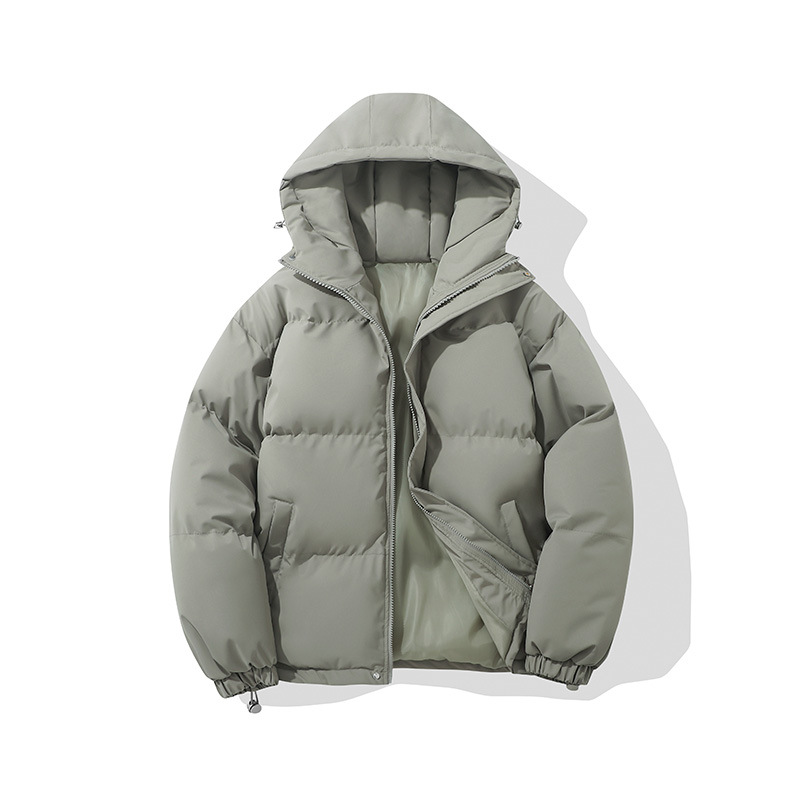 2025 Best Selling Couple Reversible Jacket Solid Color Thickened Winter Coat Unisex Stand Collar Streetwear Plus Size Outerwear European code: S-5XL