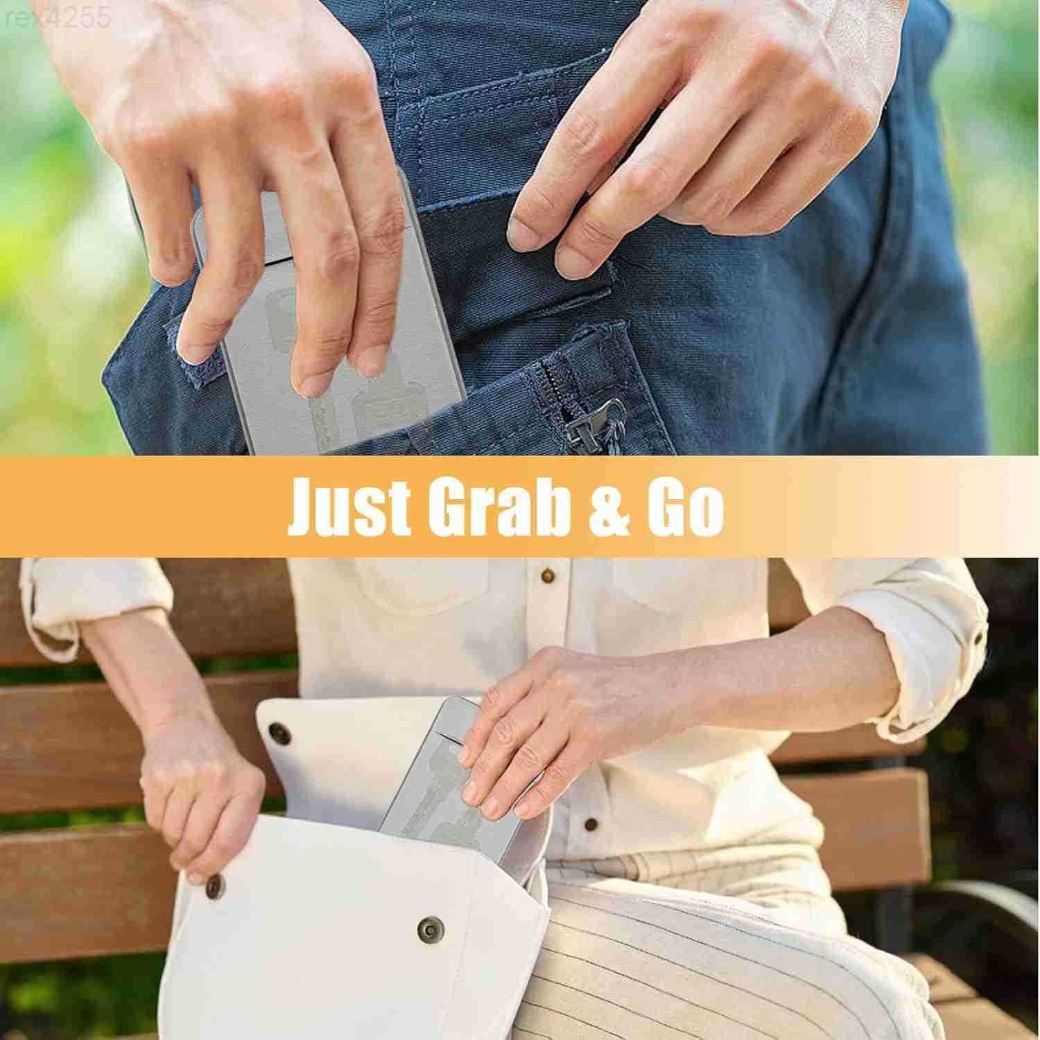 Slim Card Holder Sleeve Ultra Thin Compact Credit Key Organizer With Big Compartment for WalletW250911