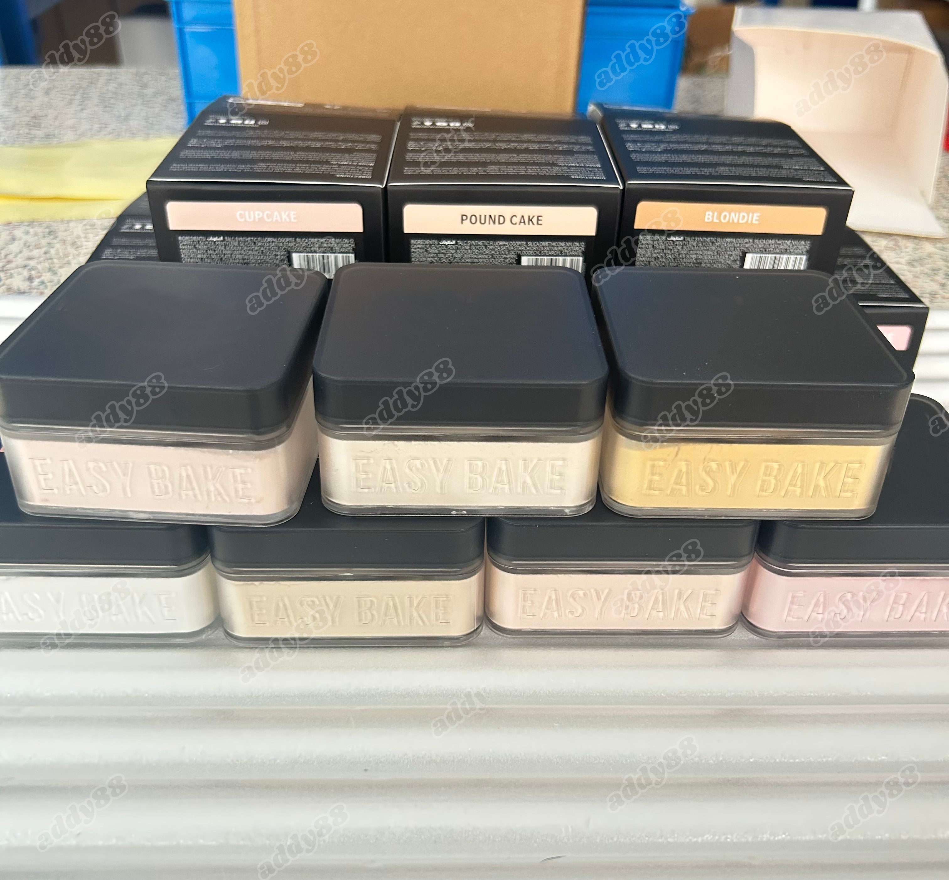 Huda beauty New and old versions Loose Baking Setting Powder 20g Natural Face Finishing Oil-control 11 colors Cherry blossom Sugar Cookie Banana Bread