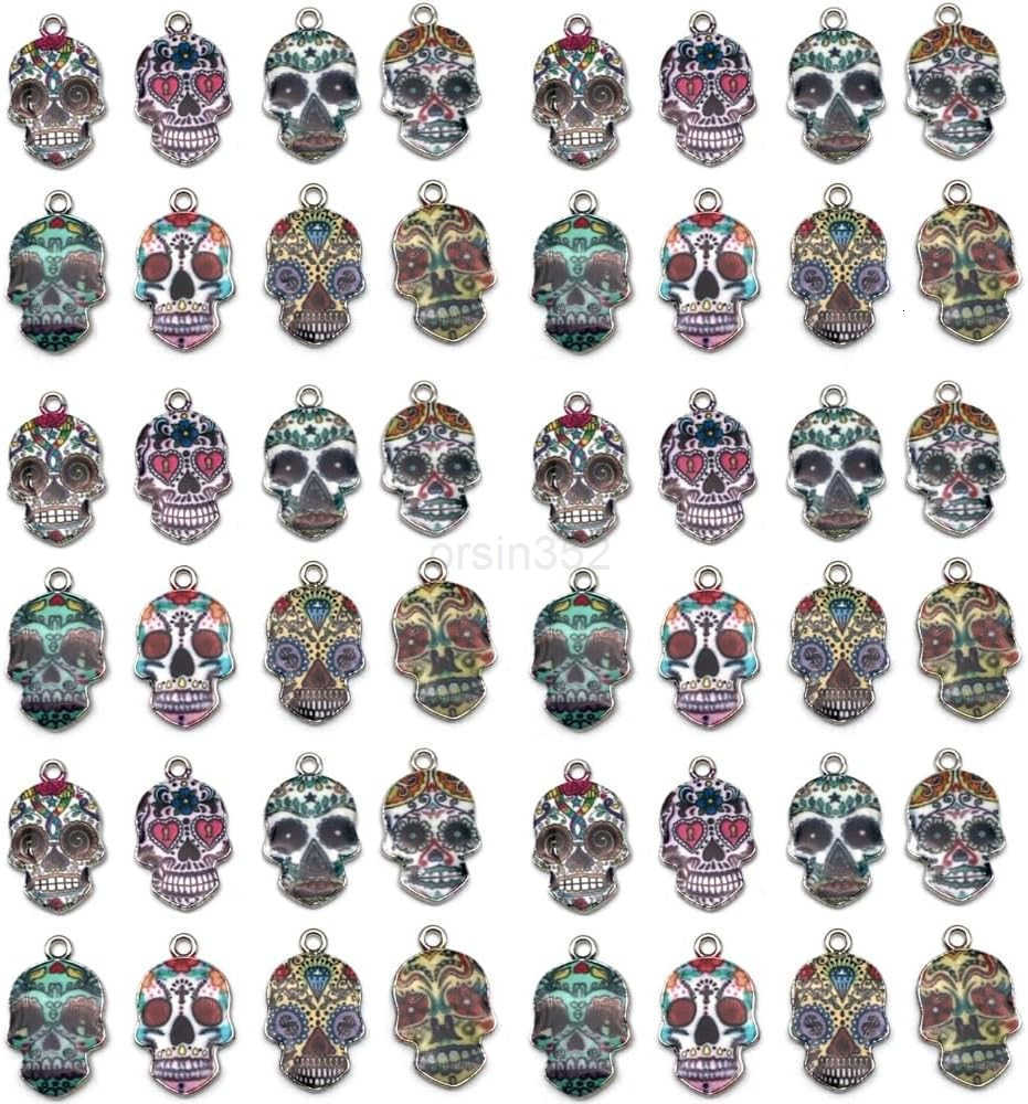 18pcs Alloy enamel green Irish Festival St Patricks Day clover carriage beer glass Jewelry Making DIY Keychain Earrings Pendant Various Design Charms 