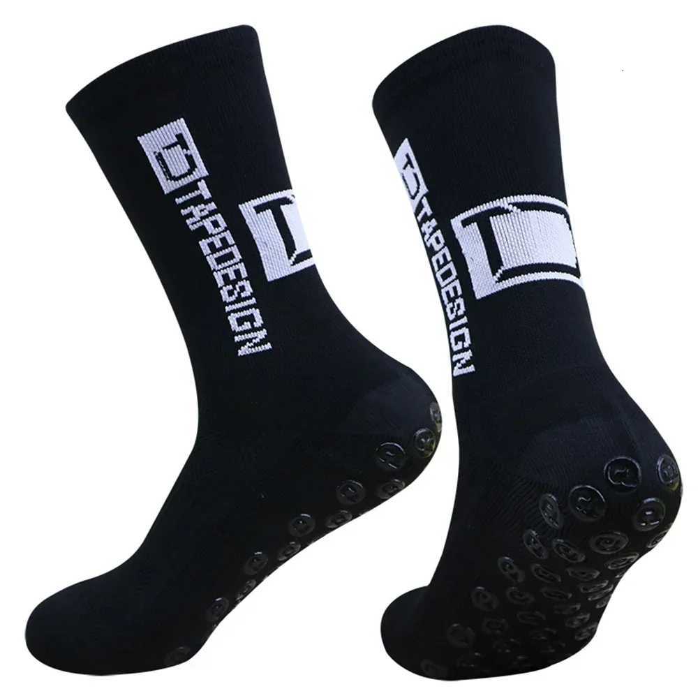 1 Pair Non Slip Soccer Socks Men Non Skid Grip Football Basketball Sport Cycling Socks D250911