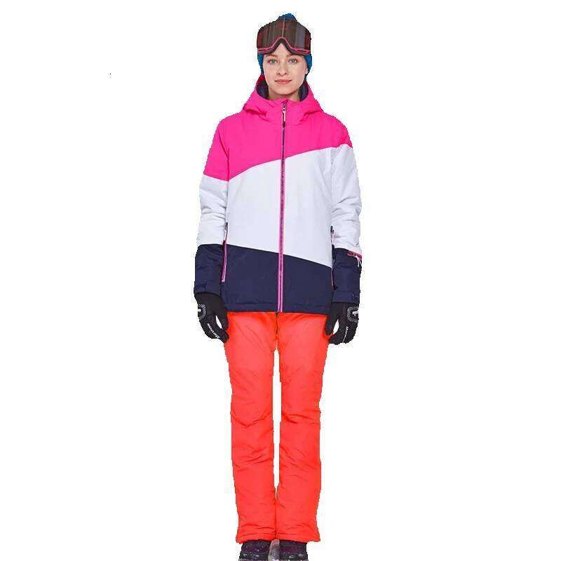 Men's Clothing Phibee Phoebe Elephant Adult Outdoor Solid Color Splicing Ski Suit Set