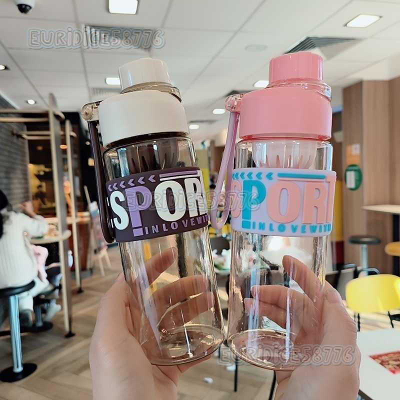 New Portable Plastic Water Cup Large Capacity High Temperature Resistant Leakproof Drinking Cup Summer Student Handy Cup H250911