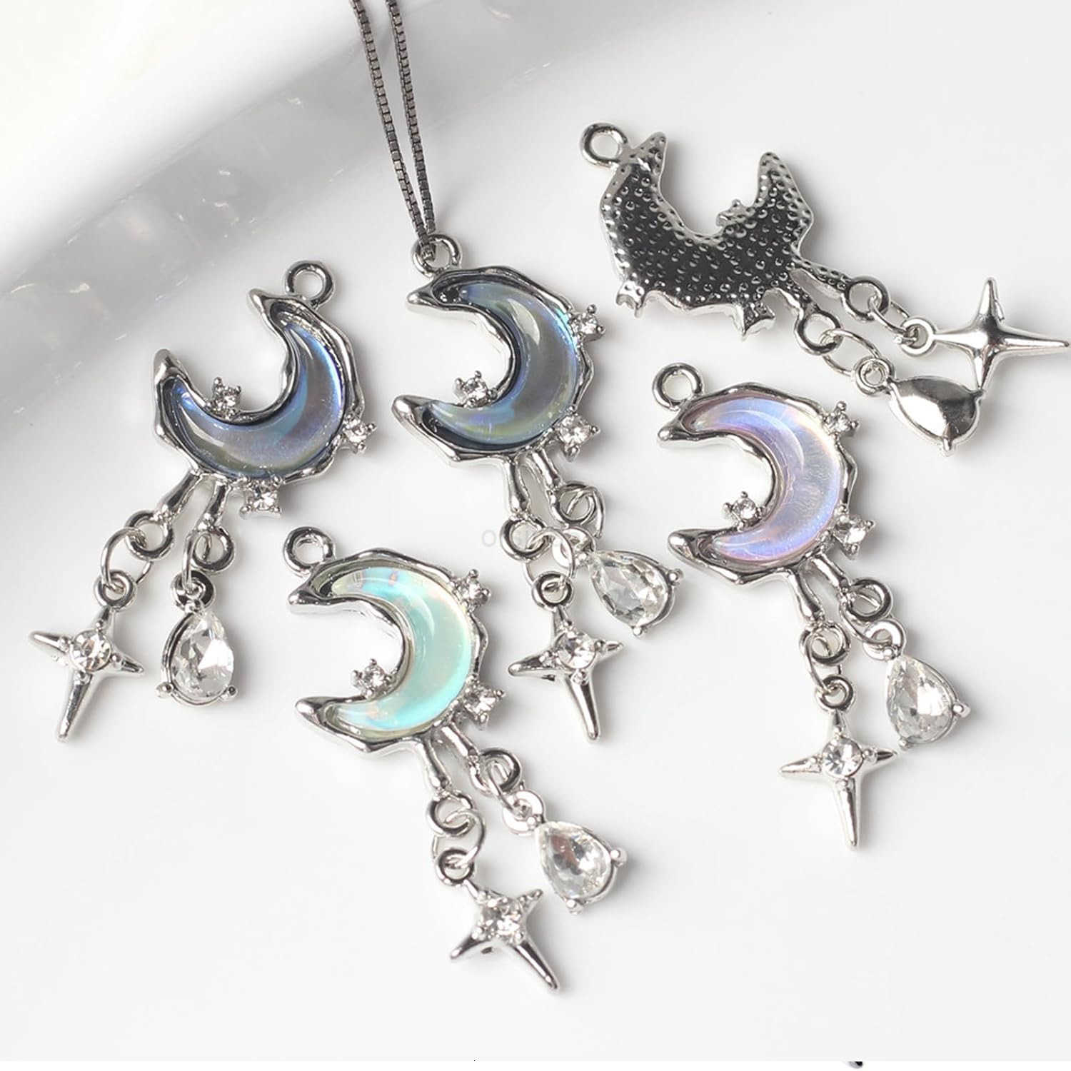 Charms for DIY Crafts Keychain Pendant Necklace Earring Jewelry Making SuppliesW250911