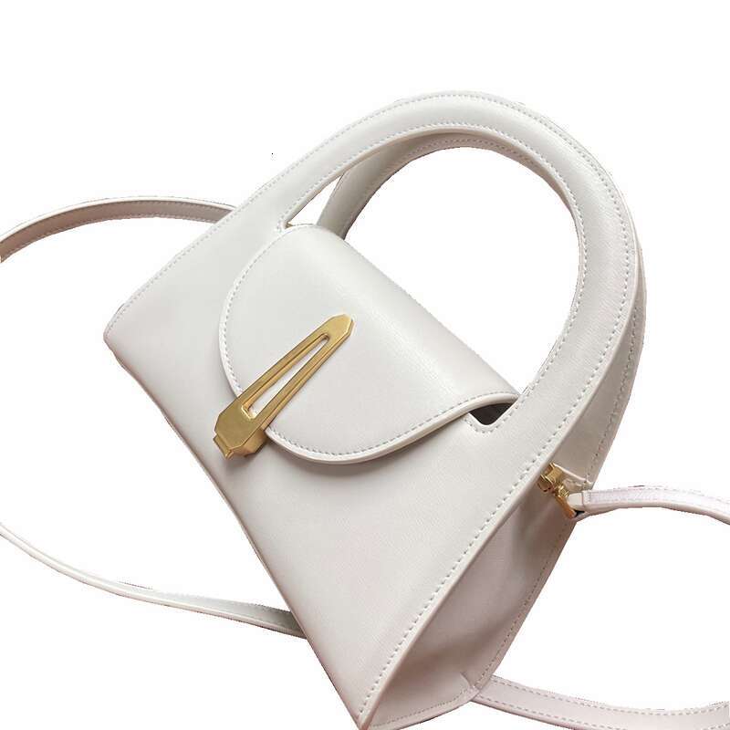 Niche Design High-End Retro Lock Handbag Female Korean Style All-Match Fashion Shoulder Messenger Bag